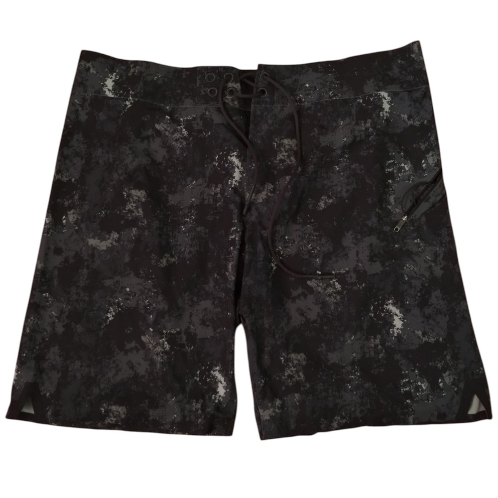 Lululemon Current State Board Shorts Mens 38 Abstract 9" Swim Trunks Beach Surf